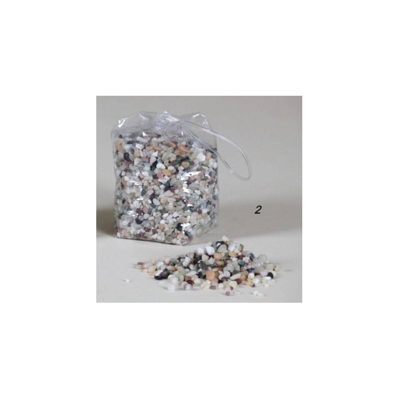 SASSI PICCOLI 4-6mm BUSTA 1kg COLORI ASS.TI