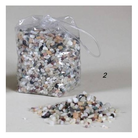 SASSI PICCOLI 4-6mm BUSTA 1kg COLORI ASS.TI