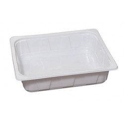 VASCHETTE BIANCHE PP GN180 5050CC 322,5x262,5x80mm CUKI 46pz