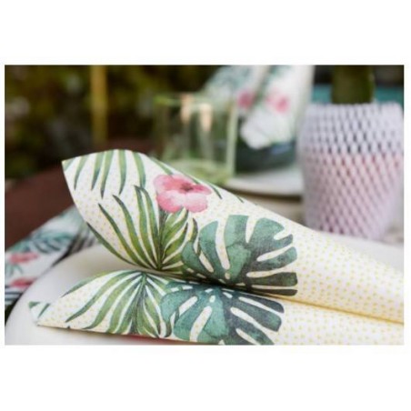 TOVAGLIOLI AIRLAID 40x40cm TROPICANA 50pz FATO