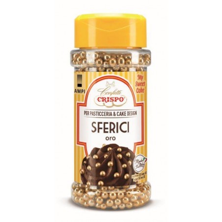 SFERE DI ZUCCHERO ORO 95gr MY SWEET CAKE