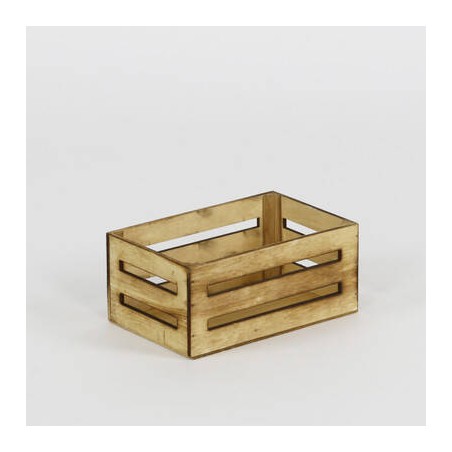 CASSETTA LEGNO NATURALE RETTANGOLARE 20x13x9cm