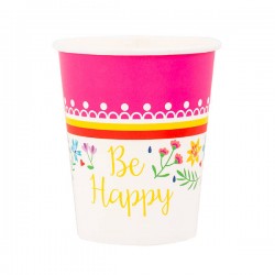 BICCHIERI 250cc HAPPY AND FOLK 8pz