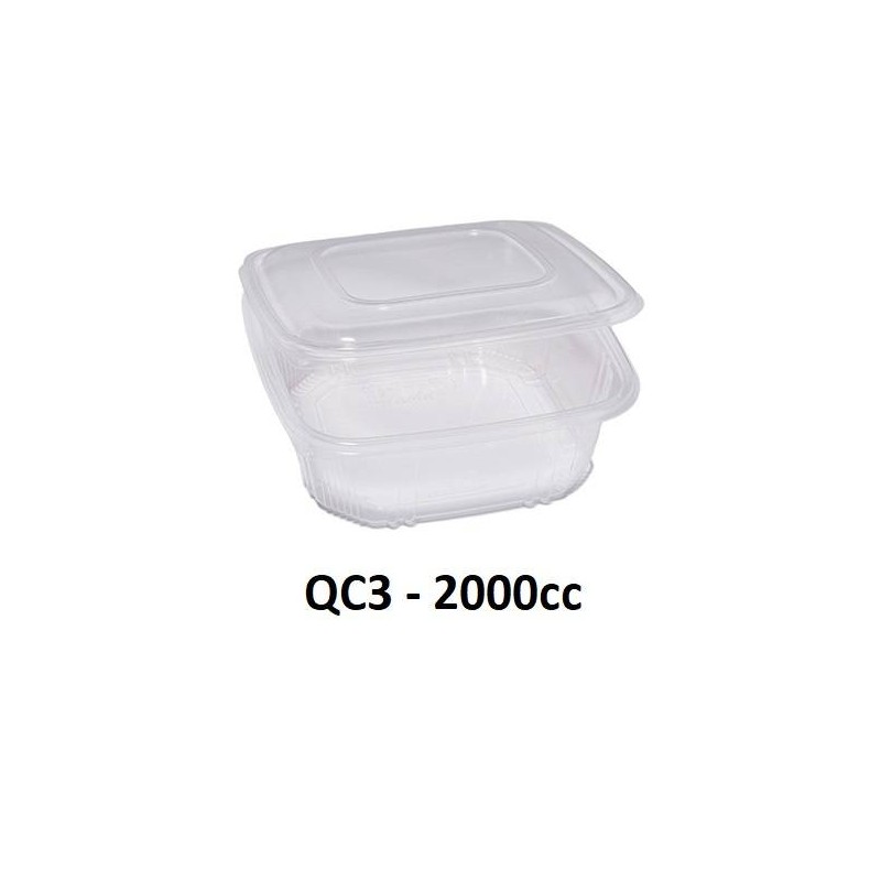 OVALINO CUKI PP 2000cc 50pz QC3 215x215x69mm (190x190mm INT)