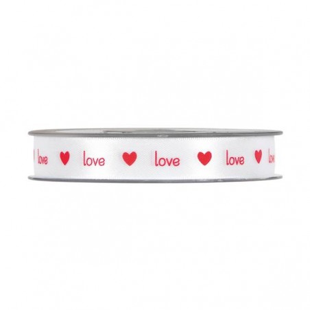 NASTRO LOVE mm15x25mt BIANCO