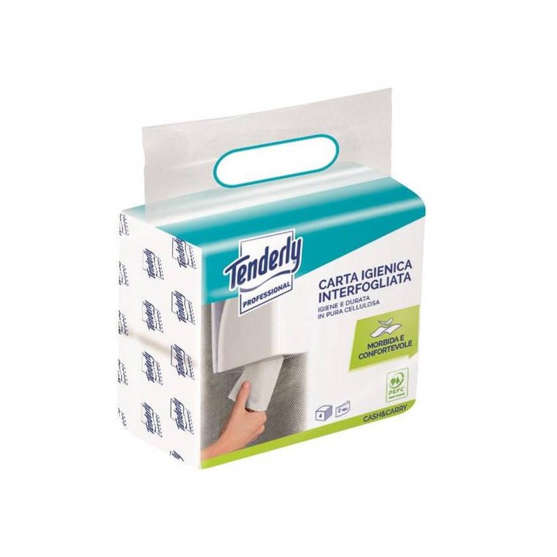 IGIENICA INTERFOGLIATA TENDERLY PURA CELL. 2v 640fg (4x160fg)