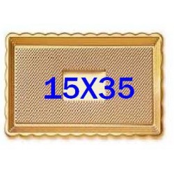 VASSOIO MEDORO RETTANGOLARE 15x35cm