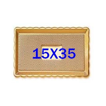 VASSOIO MEDORO RETTANGOLARE 15x35cm