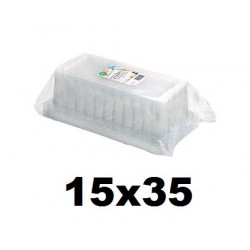 COPERCHIO MEDORO RETTANGOLARE 15x35x9,5cm PET