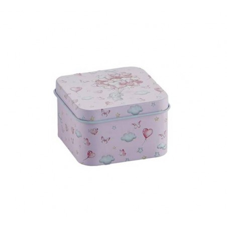 SCATOLA IN LATTA 6x6x4cm GIRL 6pz