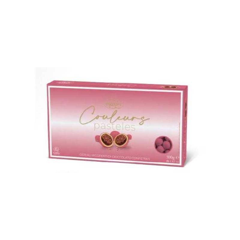 COULEURS PASTELES CEREALI RICOPERTI DI CIOCCOLATO CONFETTATI 500gr MALVA
