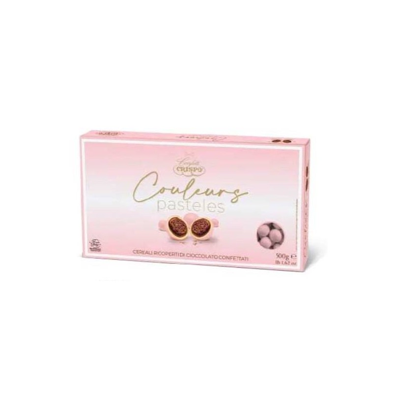 COULEURS PASTELES CEREALI RICOPERTI DI CIOCCOLATO CONFETTATI 500gr NUDE