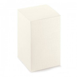 SCATOLA ASTUCCIO SETA BIANCO 8x8x15cm 10pz