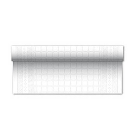 TOVAGLIA ROTOLO CARTA 1,20x50mt DAMASCATA BIANCA