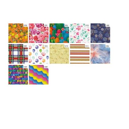 CARTA REGALO ROTOLO RASO 1x3mt  ASS.TI