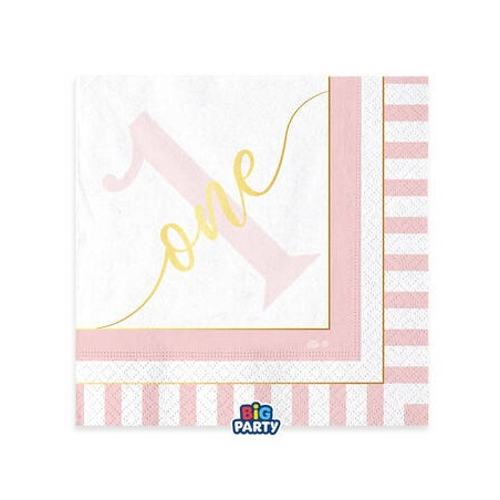 TOVAGLIOLI 33x33cm ONDE TODAY ROSA 16pz