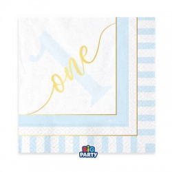 TOVAGLIOLI 33x33cm ONDE TODAY AZZURRO 16pz