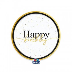 PIATTI DESSERT ø18cm HAPPY BIRTHDAY PRESTIGE 6pz