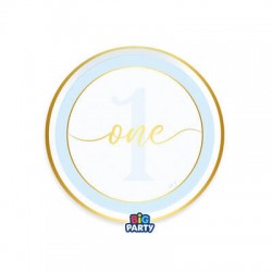 PIATTI DESSERT ø18cm ONE TODAY AZZURRO 6pz