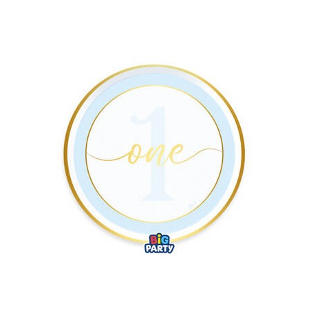 PIATTI DESSERT ø18cm ONE TODAY AZZURRO 6pz