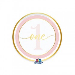 PIATTI DESSERT ø18cm ONE TODAY ROSA 6pz