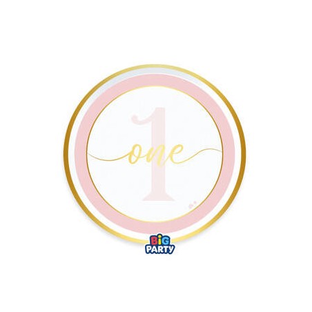 PIATTI DESSERT ø18cm ONE TODAY ROSA 6pz