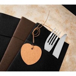 TOVAGLIOLI 40x40cm QUICK POCKET AIRLAID NERO 50pz FATO