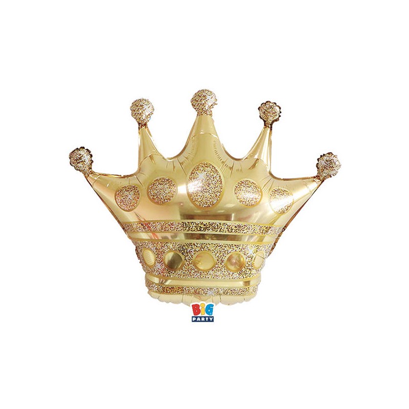 PALLONCINO MYLAR 90x100cm CORONA