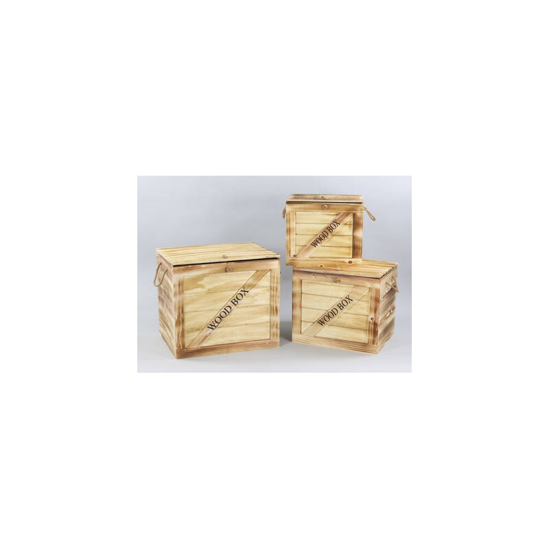 BAULE LEGNO WOOD BOX 46x36,5x41cm 2/3