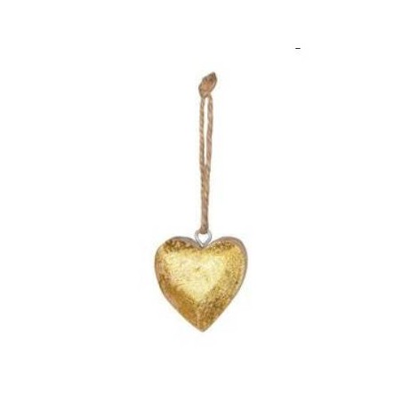 CUORE ORO C/APPENDINO 5cm