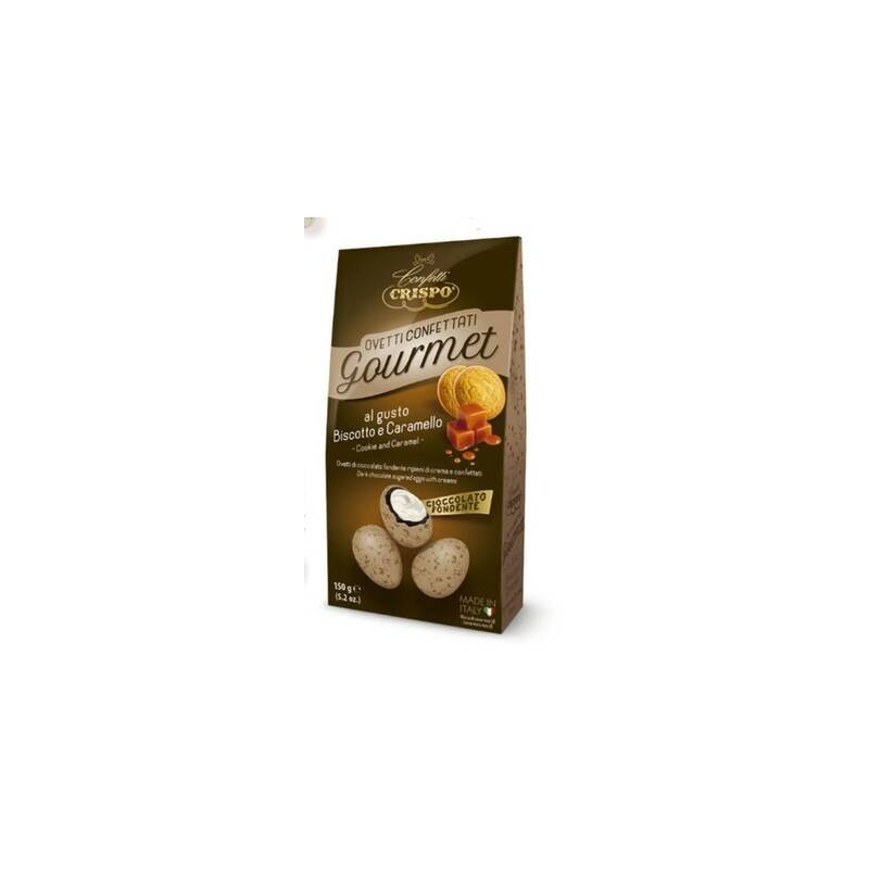 OVETTI CONFETTATI GOURMET ASTUCCIO 150gr BISCOTTO&CARAMELLO