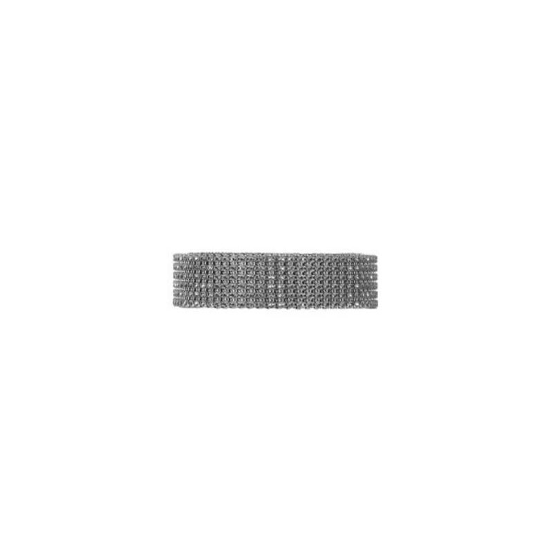 NASTRO MONILE STRASS mm30x9mt SILVER