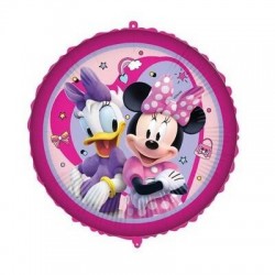 PALLONE MYLAR MINNIE E PAPERINA 18 43cm C/FILO E PESETTO