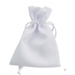 SACCHETTO COTTON 9x12cm BIANCO 12pz
