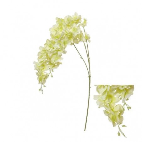 RAMO DI GLICINE AVORIO 78cm