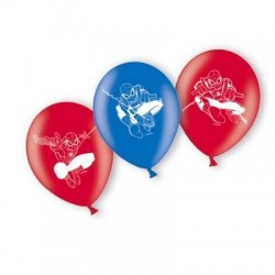 PALLONCINI LATTICE 23cm SPIDERMAN 6pz