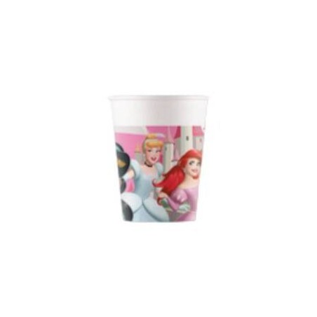 BICCHIERE IN CARTA 200ml PRINCIPESSE 8pz