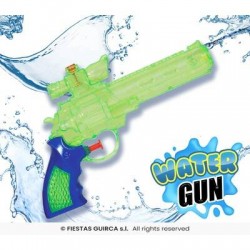 PISTOLA AD ACQUA TRASPARENTE 23cm