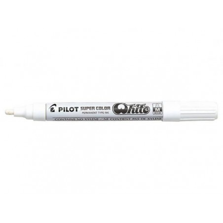 PENNARELLO PILOT MARKER BIANCO M 2mm