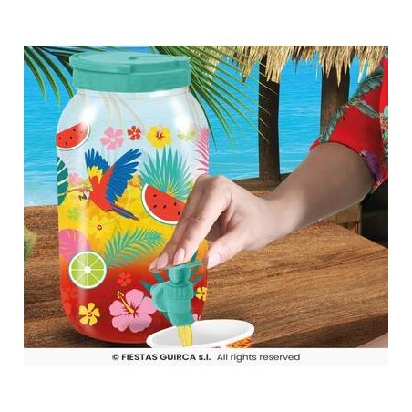 DISTRIBUTORE DI BEVANDE ESOTICO 27x22cm 4LT