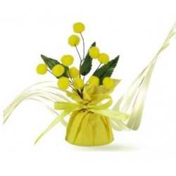 MAZZETTO MIMOSA CON BASE 15cm 5907