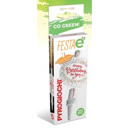 CANDELOTTO FESTA BIODEGRADABILE HAPPY BIRTHDAY 1pz
