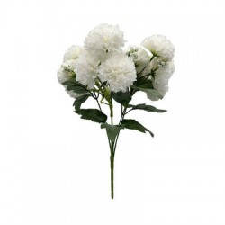 BOUQUET GAROFANO 34cm BIANCO