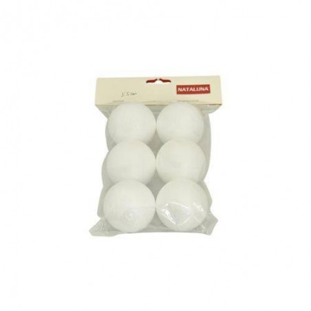 SFERA IN POLISTIROLO DECOUPAGE  ø5,5cm 6pz