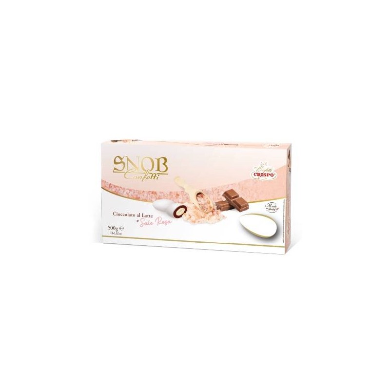 CONFETTI SNOB CIOCC.LATTE E SALE ROSA 500gr