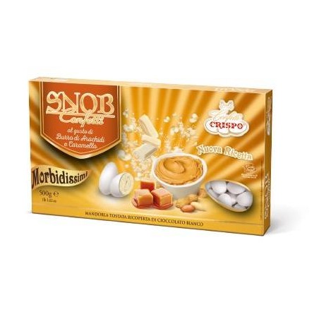 CONFETTI SNOB BURRO DI ARACHIDI E CARAMELLO 500gr