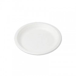 PIATTI PIANI DESSERT ø17,5cm POLPA DI CELLULOSA 50pz FADI+