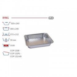 TEGLIA ALLUMINIO 8prz R98G-134 50PZ CUKI