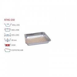 TEGLIA ALLUMINIO 12 prz 210-R74G 10pz CUKI