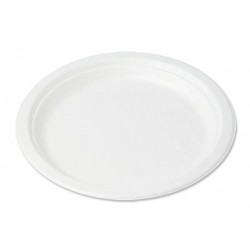 PIATTI PIANI POLPA ø26 BIODEGRADABILI 50pz Byò